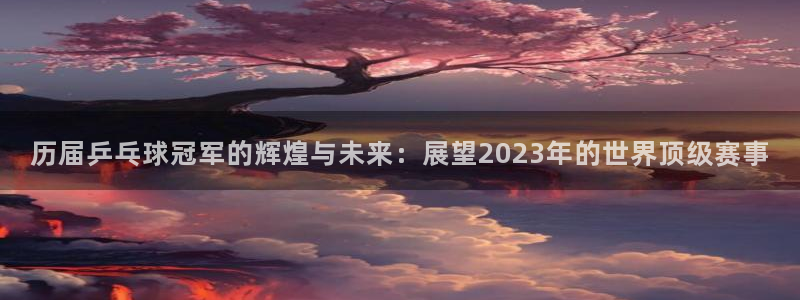 世界杯足球赛:历届乒乓球冠军的辉煌与未来:展望2023年的世界顶级赛事